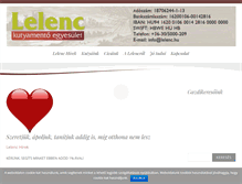 Tablet Screenshot of lelenc.hu
